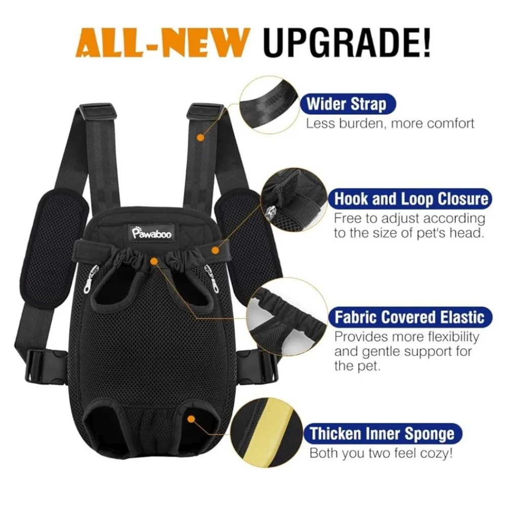 Pawaboo Black Dog Carrier Backpack****FINAL MARKDOWN****